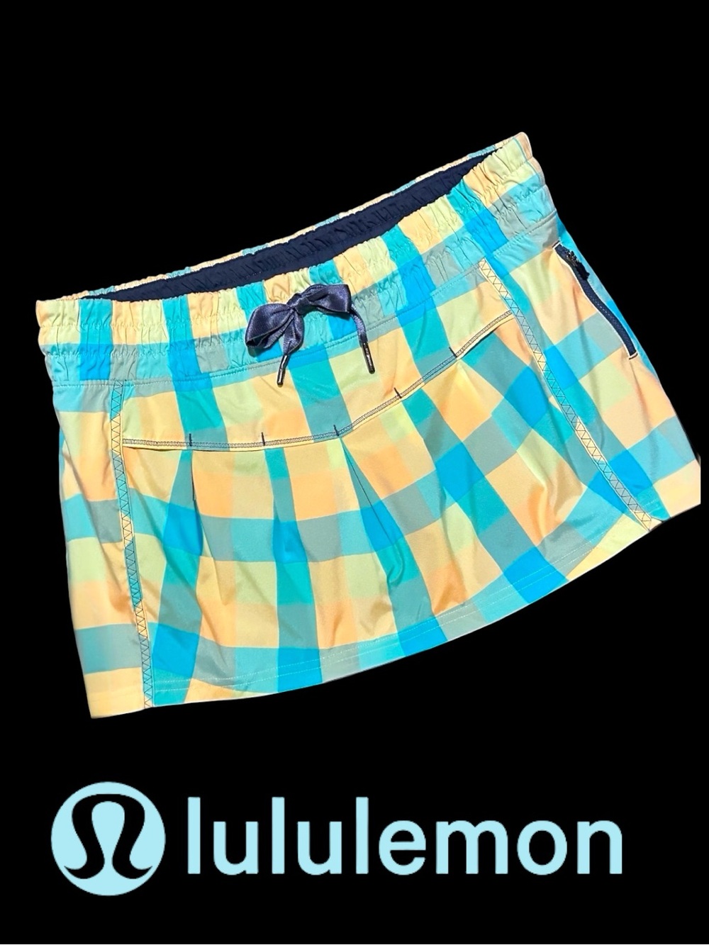 lululemon • HTF Leader Of The Track Plaid Skirt || Size 6